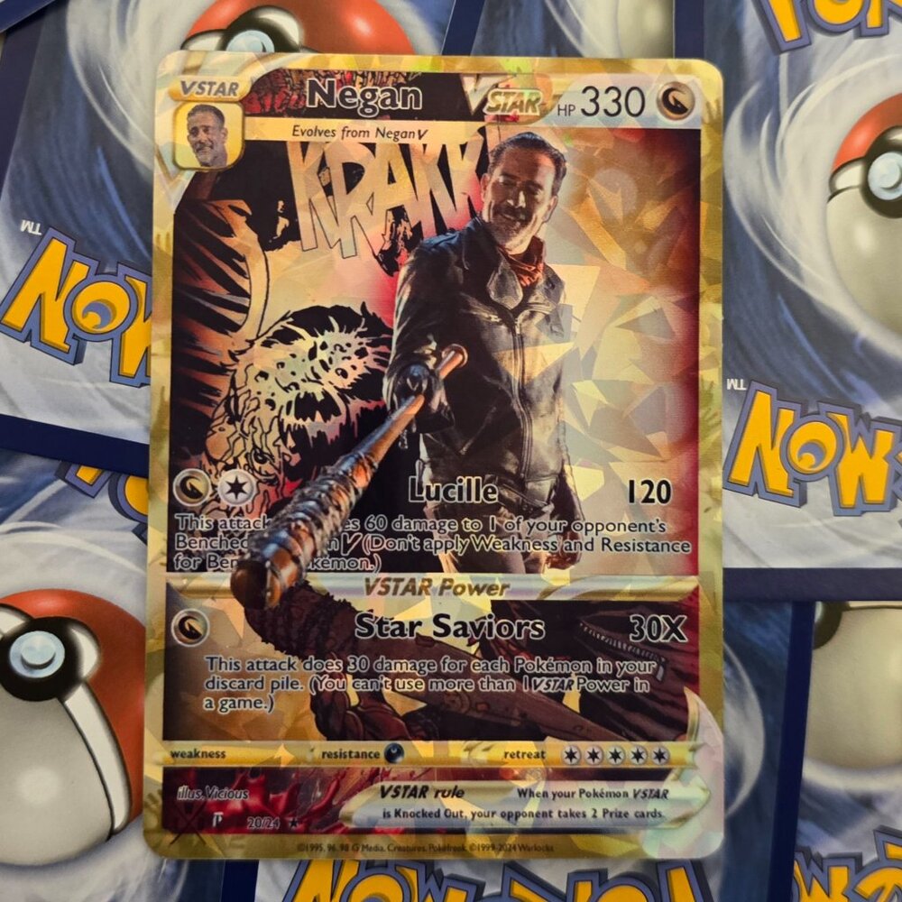 Negan (TWD) Pokemon Card - The Walking Dead